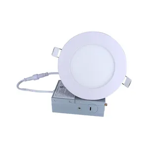 Factory price 5 years 110V Ceiling Recessed Round Ultra Silm 9W 12w Led Panel Lights With Isolated Driver
