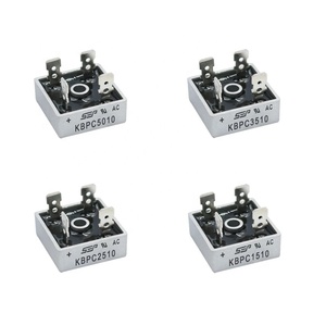 Puente Rectificador Monofásico Cuadrado de Base Plana 1000V KBPC3510 5010 2510 1510 - Product Image 1