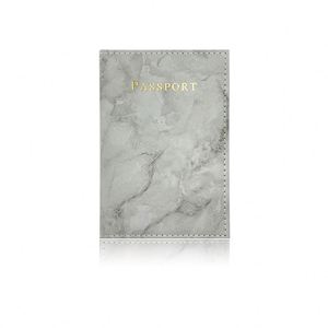 ปกหนังสือเดินทางลายหินอ่อน กระเป๋าใส่หนังสือเดินทาง PU อเนกประสงค์ กระเป๋าใส่บัตร กระเป๋าเดินทาง กระเป๋าใส่บัตรเครดิต - Product Image 5