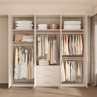 Fournisseur direct du fabricant chinois, meubles de chambre à coucher en MDF de haute qualité, armoire de rangement pour vêtements avec un design moderne