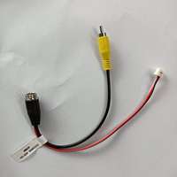 كابل تحويل من 4 دبابيس طيران ذكر إلى RCA ذكر مع موصل طاقة YEONHO