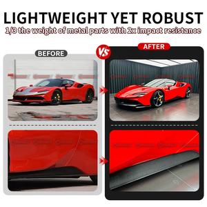 Faldones Laterales de Fibra de Carbono Seca de Calidad Superior, Estilo OEM, para Ferrari SF90 - Product Image 2