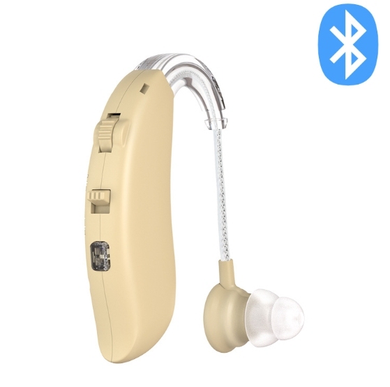 Newly Upgraded Bluetooth Hearing Aid Rechargeable Sound Amplifier Noise Reduction Elderly Accessories