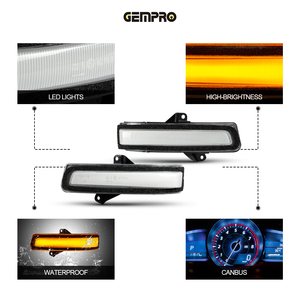 Bán Buôn Xe Năng Động Hổ Phách Gương Tín Hiệu Lần Lượt Cho Suzuki Jimny 2019 2020 LED Xe Ánh Sáng Với Một Chuyển Đổi - Product Image 3
