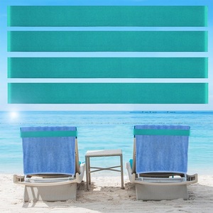Bandes de serviette élastiques pour chaises de plage et de croisière, clips de maintien coupe-vent pour chaises longues, idéales pour l'été et la piscine - Product Image 4