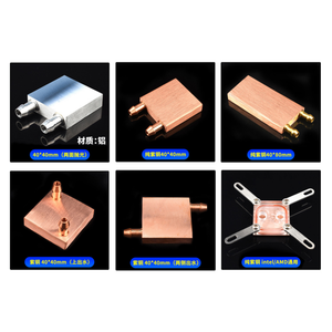 스마트 전자 제품 사용자 정의 40*40mm 40*80 알루미늄 또는 보라색 구리 CPU GPU 수냉 블록 - Product Image 5