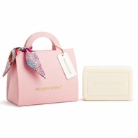 Coffret Cadeau de Luxe pour Sac à Main, Ensemble de Savons 200g, Savon Parfumé Pêche Blanche Oolong, Savon de Bain Rafraîchissant et Hydratant, Personnalisation OEM ODM