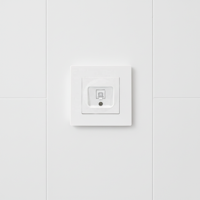 V-0 Flame Retardant 86*86 Frame EU Standard CAT6 Internet Network RJ45 Wall Socket White Black Grey Gold Color