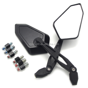 Specchi retrovisori laterali dell'estremità di barra della maniglia di retrovisione del motociclo di RTS per Yamaha MT09 FZ09 MT-03 MT07 FZ07 FZ10 MT10 FJ09 <span class=keywords><strong>XJ6</strong></span> - Product Image 3