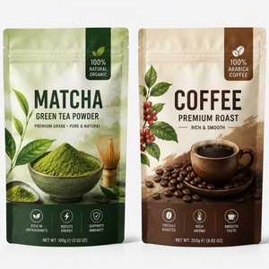 Bolsa de Aluminio Mate con Impresión Digital Personalizada, Bolsa Resistente a la Humedad para Envasado de Alimentos y Café - Product Image 1