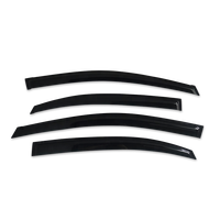 Déflecteur de pluie pour pare-brise de voiture, visière de porte noire pour Toyota Yaris 2014 2016 2017 2018, accessoires