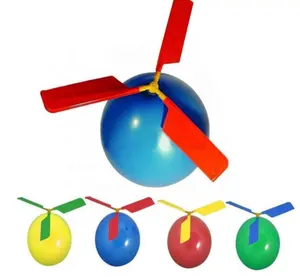 有趣的物理实验自制气球直升机DIY材料家庭学校教育工具包儿童礼物