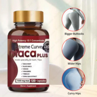 Oem Capsules de complément à base de plantes Racine de maca noire Capsules Extreme Curve Maca Root Plus pour femme