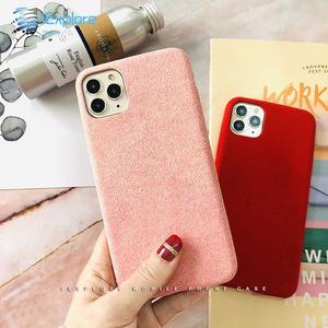 IExplore Ốp Lưng Điện Thoại Nữ Thiết Kế Vải Ấm Áp Thời Trang Thu Đông Bằng Nhựa PC Mềm Cho iPhone 14 PRO MAX X XR XS MAX - Product Image 2