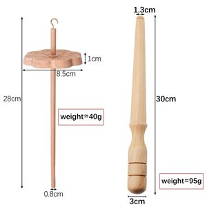 Enrouleur <span class=keywords><strong>de</strong></span> <span class=keywords><strong>laine</strong></span> Nostepinne Center Ball avec bobine en bois en forme <span class=keywords><strong>de</strong></span> fleur et <span class=keywords><strong>de</strong></span> boule, filature pour débutants - Product Image 2