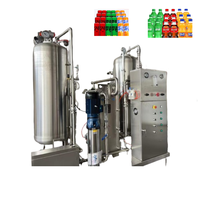 Ligne de production automatique de boissons gazeuses, mélangeur de CO2 haute puissance pour eau gazeuse, équipement de carbonatation au CO2 2000 kg/h, machine à soda