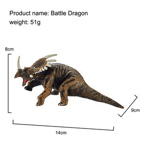 Juguete de <span class=keywords><strong>Dinosaurio</strong></span> de PVC al por Mayor, Modelo Estático de Simulación Jurásica de 6.5 Pulgadas, Hueco, Adorno, Juguete Interactivo Cognitivo para Niños - Product Image 6