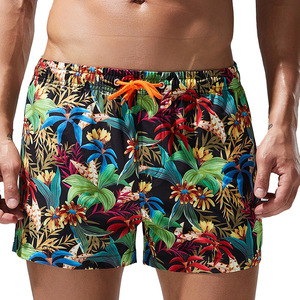 <span class=keywords><strong>Pantaloncini</strong></span> da Spiaggia per <span class=keywords><strong>Uomo</strong></span> <span class=keywords><strong>con</strong></span> Stampa Floreale Colorata in Poliestere, Stile Giapponese Fresco e Giovanile, ad Asciugatura Rapida <span class=keywords><strong>con</strong></span> Tasca - Product Image 2