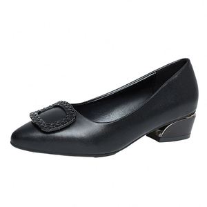 Nouveaux modèles de chaussures à talons slingback confortables à bout pointu avec strass dorés, chaussures de mariage scintillantes, sandales pour femmes - Product Image 1