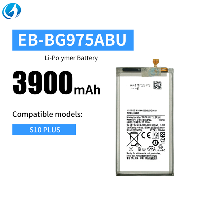 3900mAh Brand New 0 Cycle EB-BG975ABU Battery for Samsung Galaxy S10+ S10 Plus S10P G975
