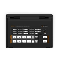 AVMATRIX 10.1 pouces FHD IPS écran métal Streaming Audio vidéo mélangeur 4-CH commutateur vidéo pour SDI/HD Shark S4/S4 Plus H4/H4 Plus