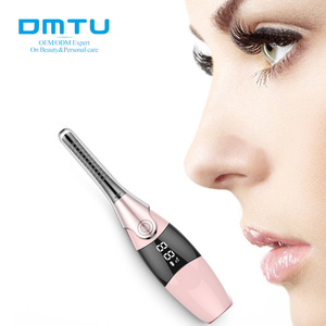 Mini rizador de pestañas portátil, negro, Morado, de lujo, Usb, calor, automático, venta al por mayor - Product Image 4