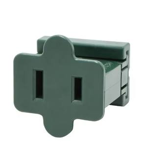 Prise en ligne IP55 de niveau vert SPT-1 SPT-2 USA 2 broches 6A pour la connexion de câbles de guirlandes lumineuses de vacances - Product Image 5