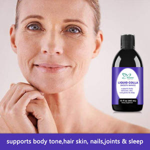 OEM fabbrica idrolizzato collagene liquido orale con vitamina C biotina selenio integratore di acido ialuronico salute dei capelli e delle unghie della pelle - Product Image 3