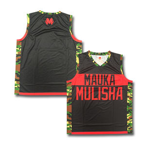 Camiseta de baloncesto con logotipo personalizado, conjuntos de uniformes de malla transpirable, chaleco con estampado de sublimación de estilo de baloncesto personalizable con - Product Image 4