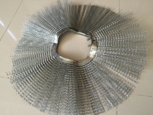 10*32 ''poly dây thép hỗn hợp thay thế quét Wafer bàn chải cho đường làm sạch quét - Product Image 4