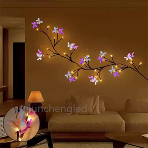96 LED Bendable Willow Vine Lights for Home Decor-7.5ft, Perfect for Christmas Party and Holiday Ambianc <strong>Homebed</strong> - Product Image 3