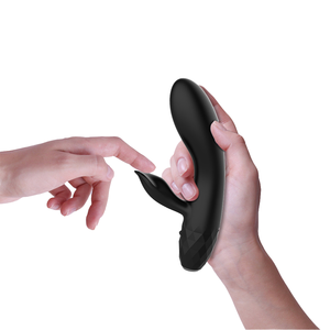 Vibratore Dildo Coniglio ricaricabile USB impermeabile G-Point stimolatore per adulti giocattolo del sesso per le donne - Product Image 4