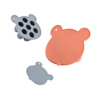 Nouveau moule à glaçons en silicone en forme d'ours pour sucettes glacées au lait maternel pour bébé