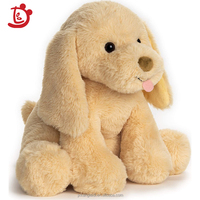 Peluche réaliste de 20 à 30CM, en forme de chien teddy, chiot porte-bonheur, robot chantant ou dansant, jouet doux, 1 pièce