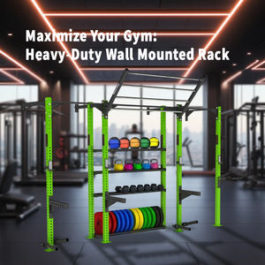 Yeni tasarım ticari mukavemet eğitimi spor Fitness ekipmanı vücut geliştirme ve egzersiz için monte duvar rafı ve depolama rafı - Product Image 3