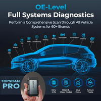 Escáner OBD2 Inalámbrico TOPDON Topscan Pro, Lector de Códigos, Prueba Bidireccional de Sistema Completo, Programación de Llaves, Herramientas de Diagnóstico, 13+ Funciones de Reinicio