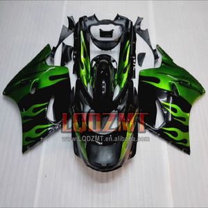 ZZR1100 pour <span class=keywords><strong>KAWASAKI</strong></span> <span class=keywords><strong>NINJA</strong></span> ZX-11R vert noir ZX 11R 11 ZX11 R ZX11R <span class=keywords><strong>90</strong></span> 91 92 56No.16 ZZR 1100 CC ZX-11 1990 1991 1992 Carénage - Product Image 6