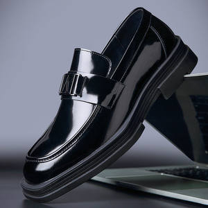 Zapatos Oxford de Vestir Formales para Hombre, Hechos a Mano, de Cuero Genuino, con Suela Gruesa de Alta Calidad, Punta Puntiaguda, Antideslizantes, para Uso en la Oficina - Product Image 6