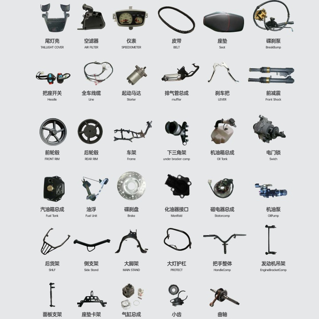 Guangzhou BWS for 100 4VP Motorcycle Body Systems Essential Motorcycle Parts and Accessories