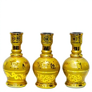 Base para Narguile de Diseño Desértico en Oro Mate Premium - Product Image 2