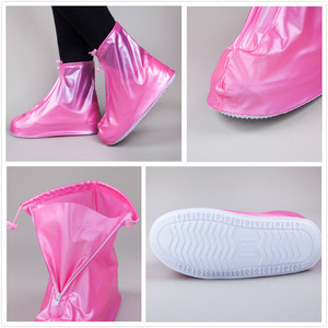 Couvre-chaussures de pluie en plastique pour le cyclisme en plein air, couvre-chaussures pour la pluie, vente chaude, PVC réutilisable, haute qualité, imperméable, botte de cheville - Product Image 4