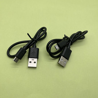 Câble Micro USB de haute qualité en PVC blanc 5V2A à charge rapide, protection contre les courts-circuits, 20-50 cm, pour lampe/mini ventilateur/jouets pour bébés