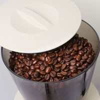 NIBU Moulin à Café Électrique Quantitative et Réglable pour Espresso, Broyeur de Grains 64MM