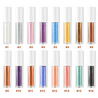 Palette de fards à paupières personnalisée 16 couleurs, maquillage scintillant, marque privée, vente en gros, fards à paupières hautement pigmentés