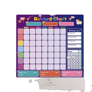 Tabella di ricompensa magnetica tabella di ricompensa magnetica per bambini con cancellazione a secco della nanopologia - Product Image 1