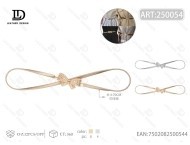 Catena da vita in lega d'acciaio da donna, placcata in oro, con design a fiocco, per l'uso quotidiano - Product Image 1