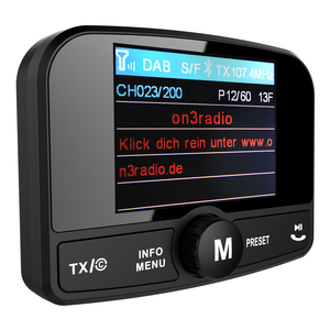 Tốt nhất người bán 2.4 inch TFT Màn hình màu RDS thoa kỹ thuật số radio Receiver trong xe thoa + Adapter - Product Image 2