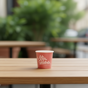 Bicchieri di Carta Mia Gelateria 3oz, Monouso, Ecologici, per Catering, Cibo e Bevande - Product Image 2