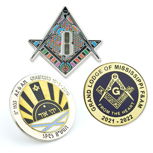 निर्माता थोक डिजाइनर धातु बैज उपहार उपहार हार्ड कस्टम लैपल पिन कंपनी लोगो के साथ - Product Image 2