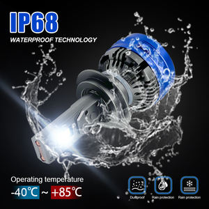 หลอดไฟหน้า LED H13 H4 9005 9006 H1รถมอเตอร์ไซค์รถ L100ไฟ LED 200W สำหรับมิตซูบิชิปาเจโร - Product Image 4